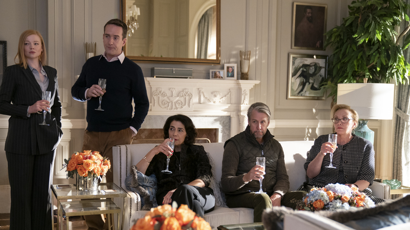 Sarah Snook, Matthew Macfadyen, Hiam Abbass, Alan Ruck, and J. Smith Cameron